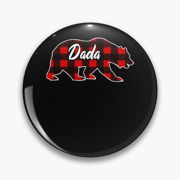 Item preview, Dada Bear Christmas Pajama Red Plaid Buffalo Matching Family T-Shirt designed and sold by orvillesznpb70.