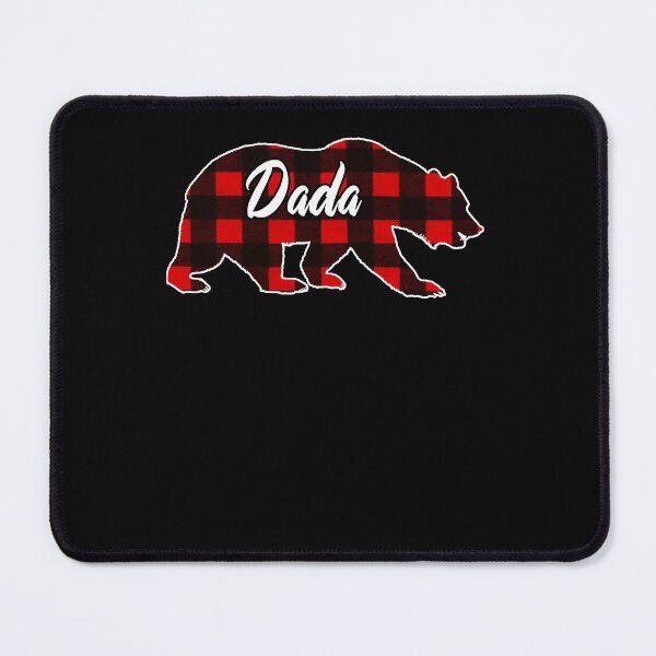 Item preview, Dada Bear Christmas Pajama Red Plaid Buffalo Matching Family T-Shirt designed and sold by orvillesznpb70.