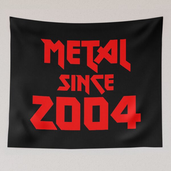 Item preview, Gift for 17 Year Old Metal Since 2004 17th Birthday designed and sold by WPahat.