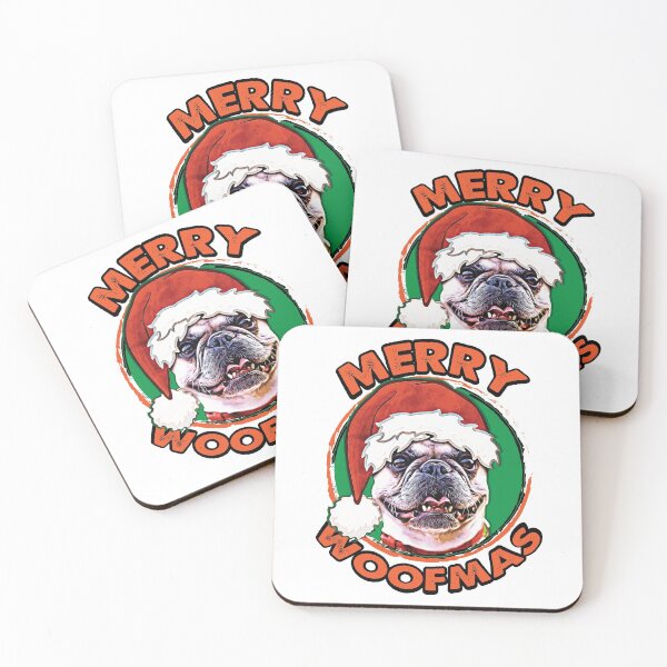 Item preview, Merry Woofmas Frenchie designed and sold by csoDesign.