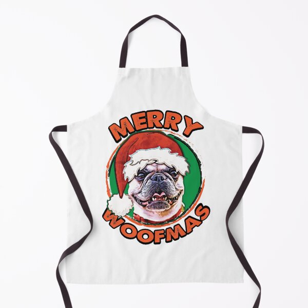 Item preview, Merry Woofmas Frenchie designed and sold by csoDesign.