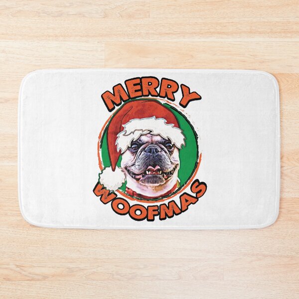 Item preview, Merry Woofmas Frenchie designed and sold by csoDesign.