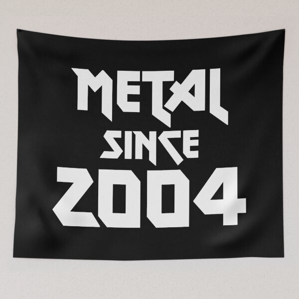 Item preview, Gift for 17 Year Old Metal Since 2004 17th Birthday designed and sold by WPahat.