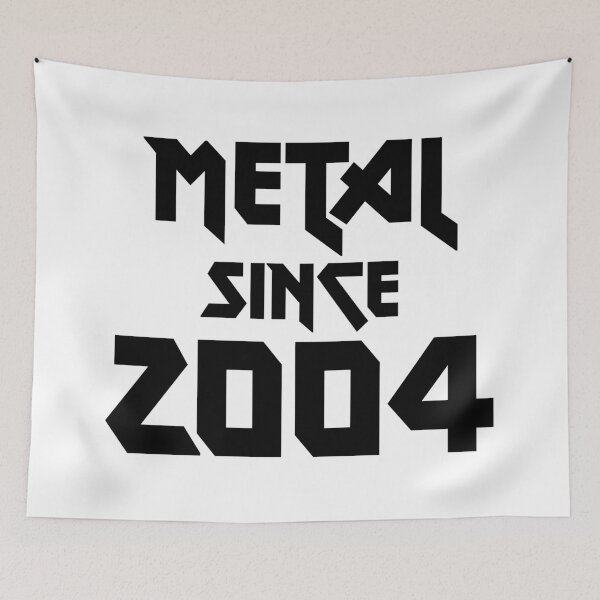 Artikelvorschau, Geschenk für 17 Jährige Metal Since 2004 17. Geburtstag entworfen und verkauft von WPahat.
