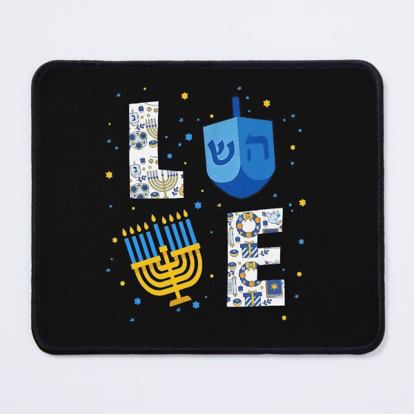 Item preview, LOVE Hanukkah Decorations Dreidel Menorah Chanukah T-Shirt designed and sold by orvillesznpb70.