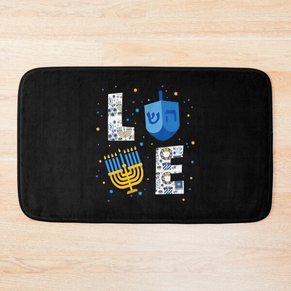 Item preview, LOVE Hanukkah Decorations Dreidel Menorah Chanukah T-Shirt designed and sold by orvillesznpb70.