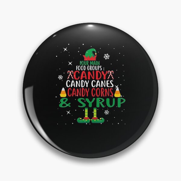 Artikelvorschau, Vier Hauptnahrungsmittelgruppen Elf Buddy Christmas Pyjama Xmas entworfen und verkauft von whenevery3.