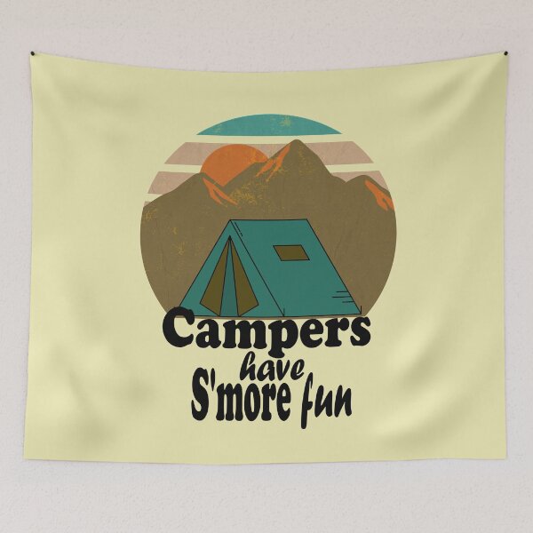 Item preview, Campers have s'more fun-summer. designed and sold by DesignedBySnip.