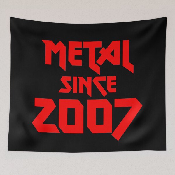 Item preview, Gift for 14 Year Old Metal Since 2007 14th Birthday designed and sold by WPahat.