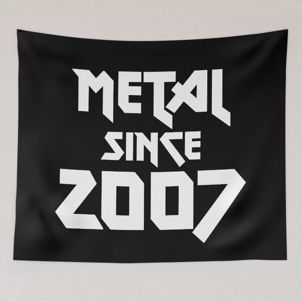 Item preview, Gift for 14 Year Old Metal Since 2007 14th Birthday designed and sold by WPahat.