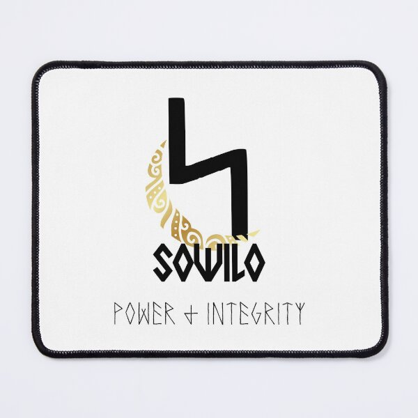 Item preview, Elder Futhark "SOWILO" Rune with Crescent Moon designed and sold by LilysGoodies.