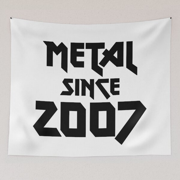 Item preview, Gift for 14 Year Old Metal Since 2007 14th Birthday designed and sold by WPahat.