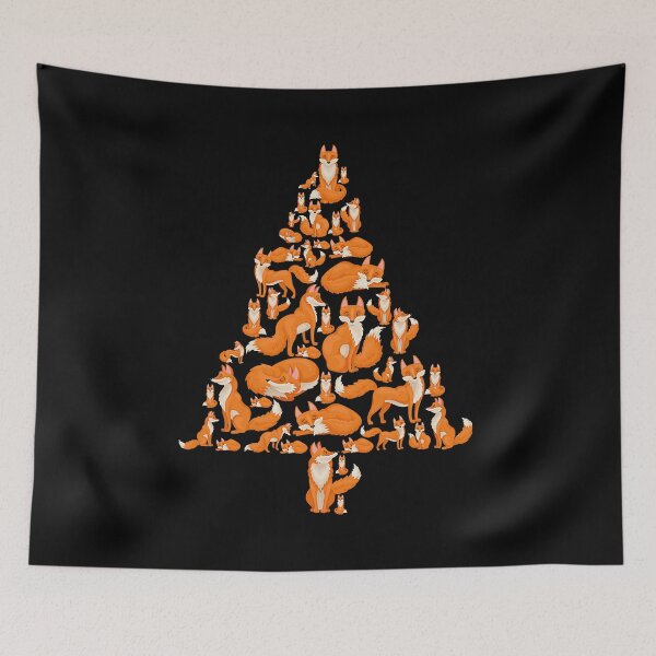 Item preview, Funny Fox Christmas Tree Foxes Xmas for Women Men Kids T-Shirt designed and sold by wernericrj97.