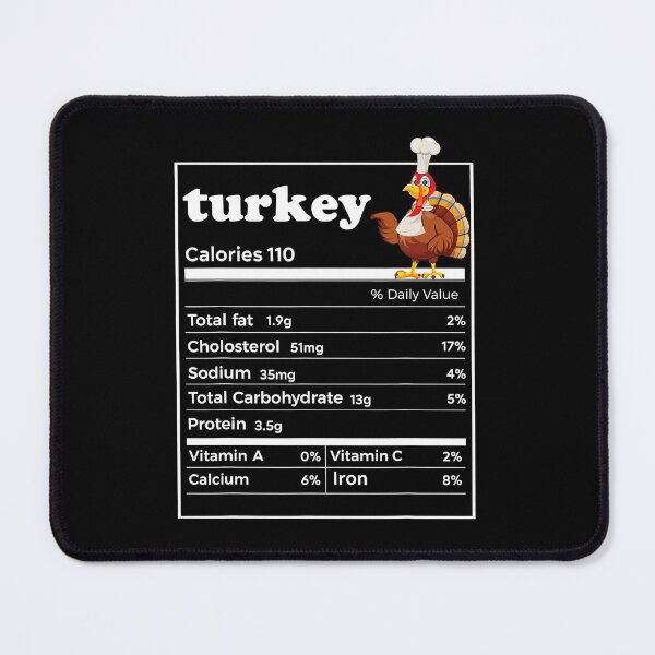 Item preview, Funny Thanksgiving Christmas Food Turkey Nutrition Facts T-Shirt designed and sold by wernericrj97.