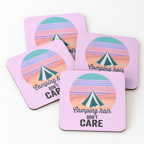 Item preview, Camping hair don't care-summer. designed and sold by DesignedBySnip.