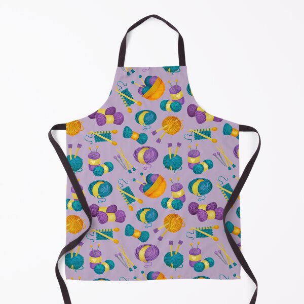 Item preview, Knitting sticker pack: I love Knitting pattern designed and sold by KlaraMacinka.