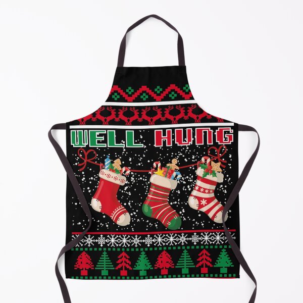 Item preview, Well hung funny ugly christmas shirt and christmas sweater 2021 designed and sold by Dunn Designs.