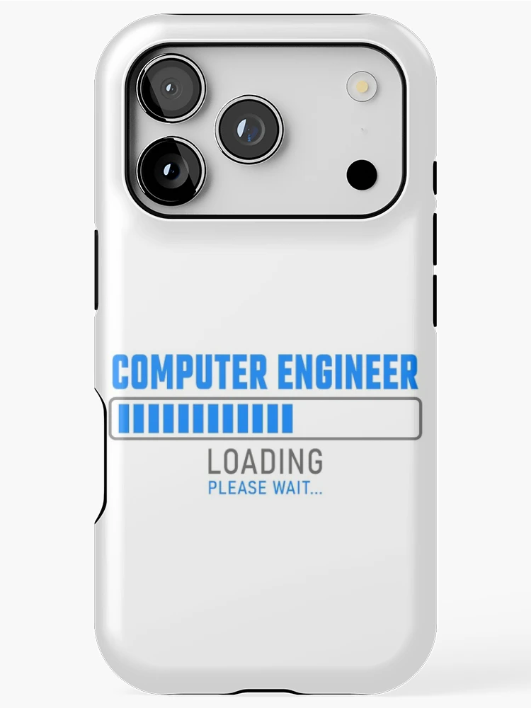 Thumbnail 1 of 4, iPhone Case, Computer Engineer - Loading please wait designed and sold by VrajStudio.
