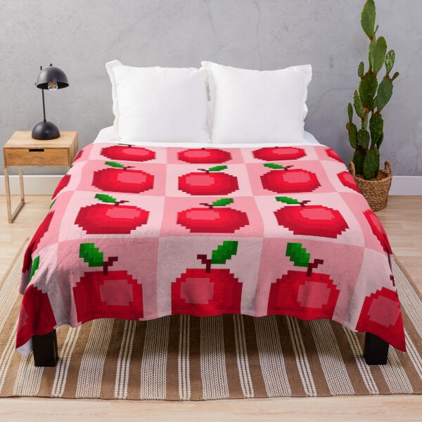 Aperçu de l'œuvre Perfect Red Pixel Apples créée et vendue par rin3d .