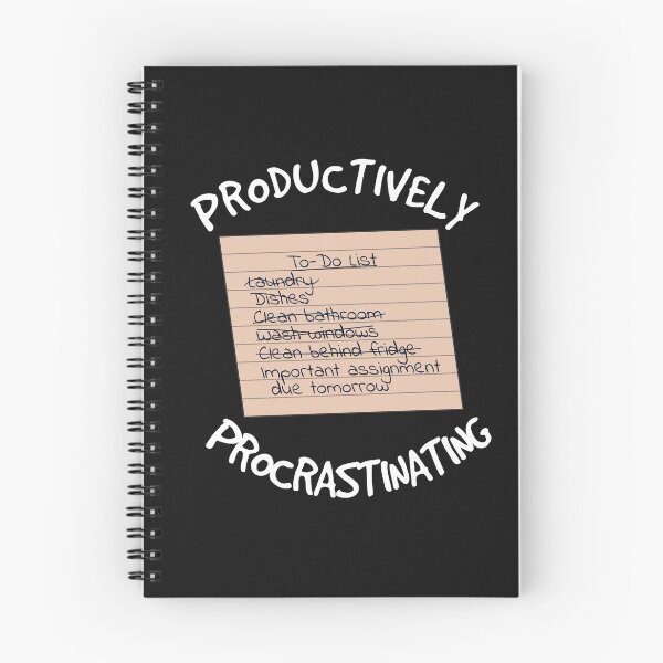 Item preview, Productive Procrastination Checklist designed and sold by Capputeeno.