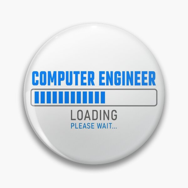 Item preview, Computer Engineer - Loading please wait designed and sold by VrajStudio.