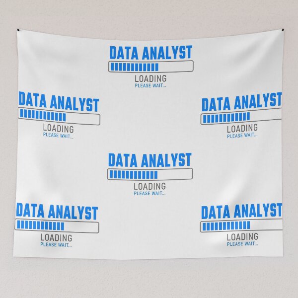 Item preview, Data Analyst - Loading please wait designed and sold by VrajStudio.