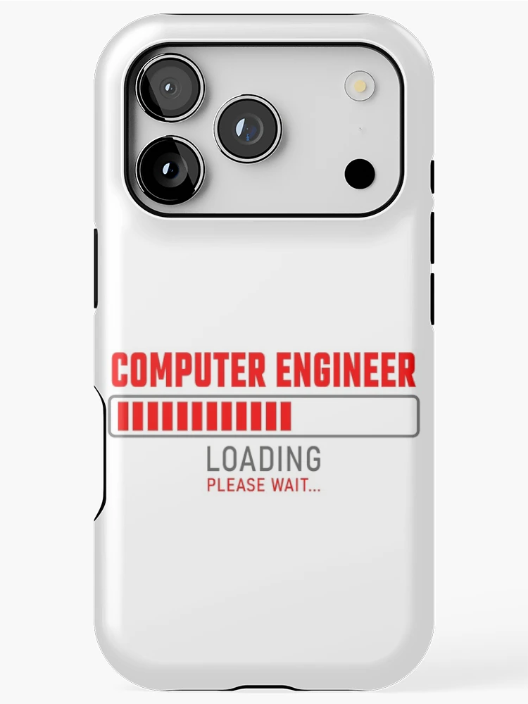 Thumbnail 1 of 4, iPhone Case, Computer Engineer - Loading please wait designed and sold by VrajStudio.