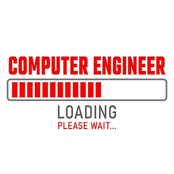 Artwork thumbnail, Computer Engineer - Loading please wait by VrajStudio
