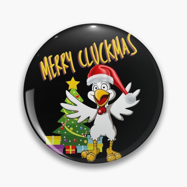 Item preview, Merry Cluckmas! Funny Christmas chicken design! designed and sold by HROC.