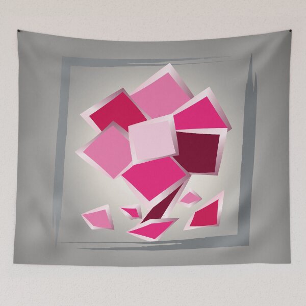 Item preview, Abstract fuchsia flower designed and sold by feiermar.