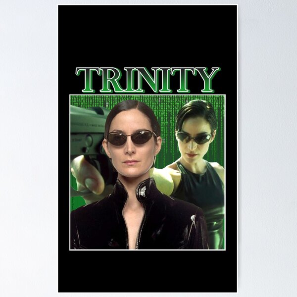 Artikel-Vorschau von Trinity (The Matrix) Vintage/Retro-Design, designt und verkauft von amyternent.