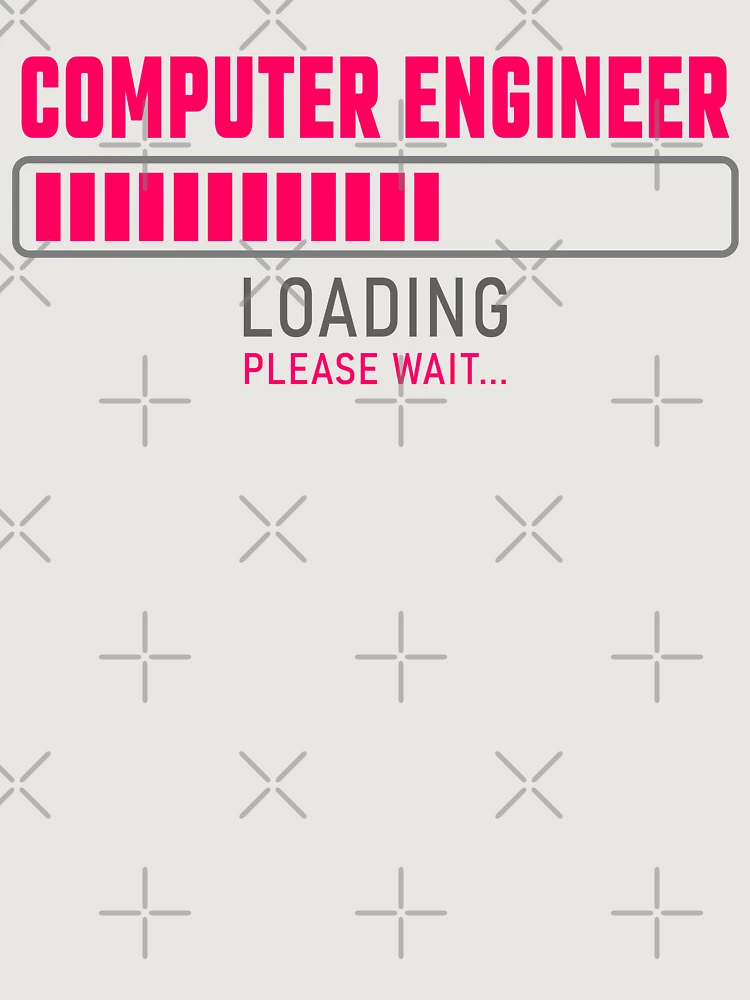 Thumbnail 6 of 6, Premium Oversized Sweatshirt, Computer Engineer - Loading please wait designed and sold by VrajStudio.