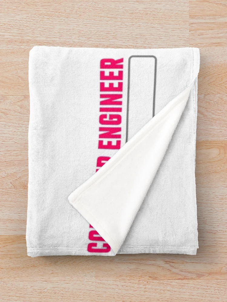 Thumbnail 3 of 6, Throw Blanket, Computer Engineer - Loading please wait designed and sold by VrajStudio.