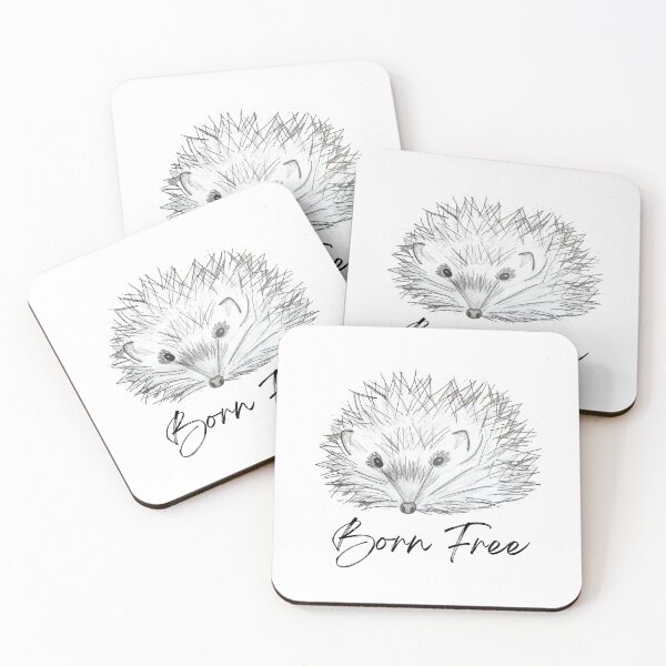 Item preview, Born free hedgehog designed and sold by LitchiArt.