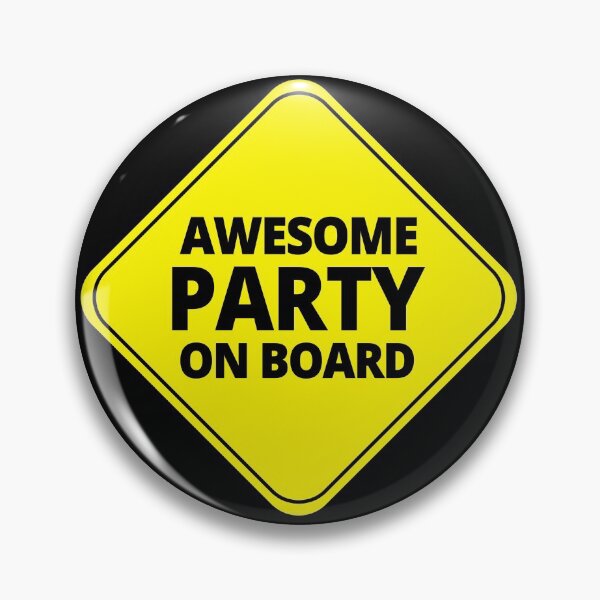Item preview, Awesome Party On Board designed and sold by Tatzki-Design.