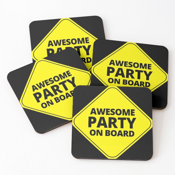 Item preview, Awesome Party On Board designed and sold by Tatzki-Design.