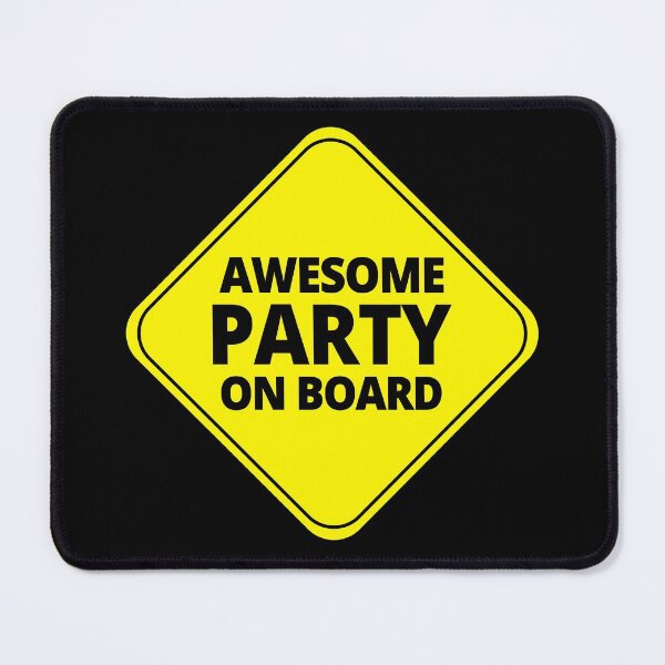 Item preview, Awesome Party On Board designed and sold by Tatzki-Design.