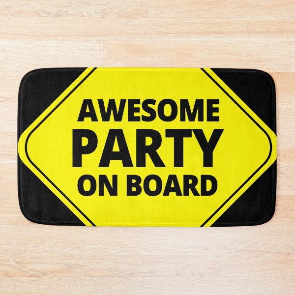 Item preview, Awesome Party On Board designed and sold by Tatzki-Design.