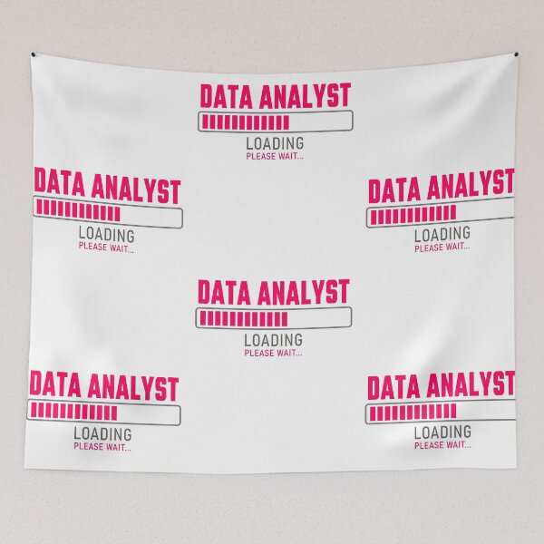 Item preview, Data Analyst - Loading please wait designed and sold by VrajStudio.