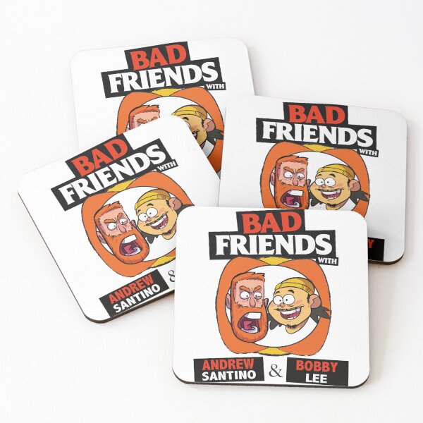 Item preview, BAD FRIENDS PODCAST - BOBBY LEE - ANDREW SANTINO      designed and sold by Tashialutovic.
