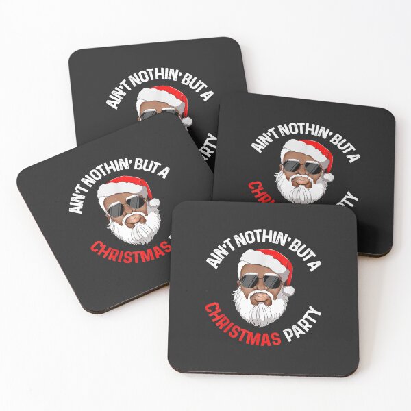 Item preview, Aint Nothin' But A Christmas Party Black African Santa Claus designed and sold by JeffreyMCombs.