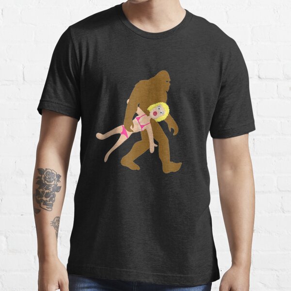 Cute Funny Sasquatch Bigfoot Blow Up Sex Doll T Shirt For Sale By Grooover Redbubble Sex T