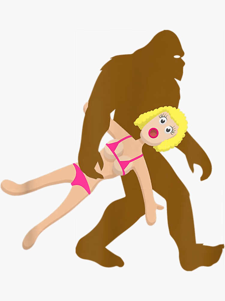 Cute Funny Sasquatch BIGFOOT BLOW UP SEX DOLL