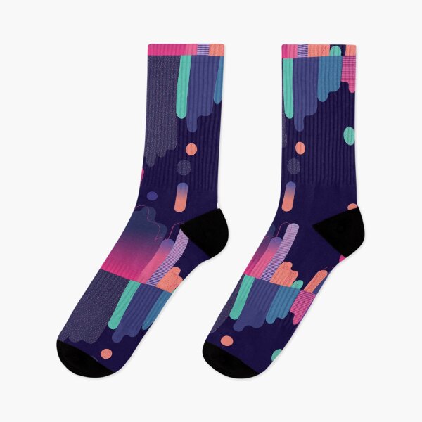 Item preview, Neon pattern, rainbow, contemporary art, abstract, seamless designed and sold by KraftsbyDesign.