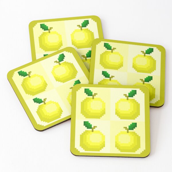 Item preview, Perfect Yellow Pixel Apples designed and sold by rin3d .