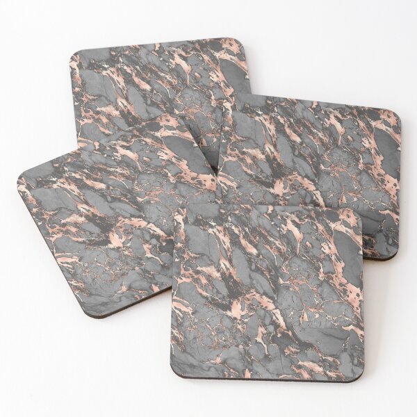 Item preview, Grey Rose Gold Marble designed and sold by shabzdesigns.