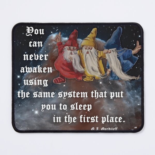 Item preview, Gurdjieff on awekening and the sleeping condition of humans designed and sold by WanderingGraha.
