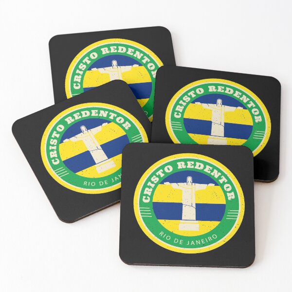 Item preview, Cristo Redentor Rio De Janeiro Badge Print designed and sold by Parag's Travel Shop.