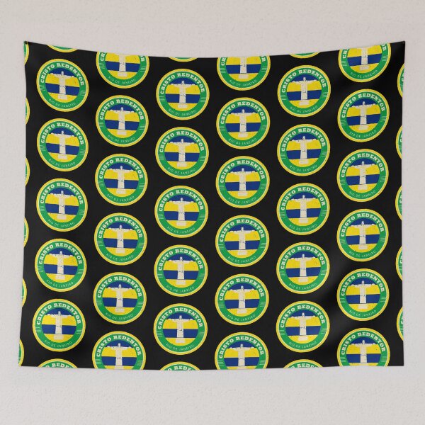 Item preview, Cristo Redentor Rio De Janeiro Badge Print designed and sold by Parag's Travel Shop.