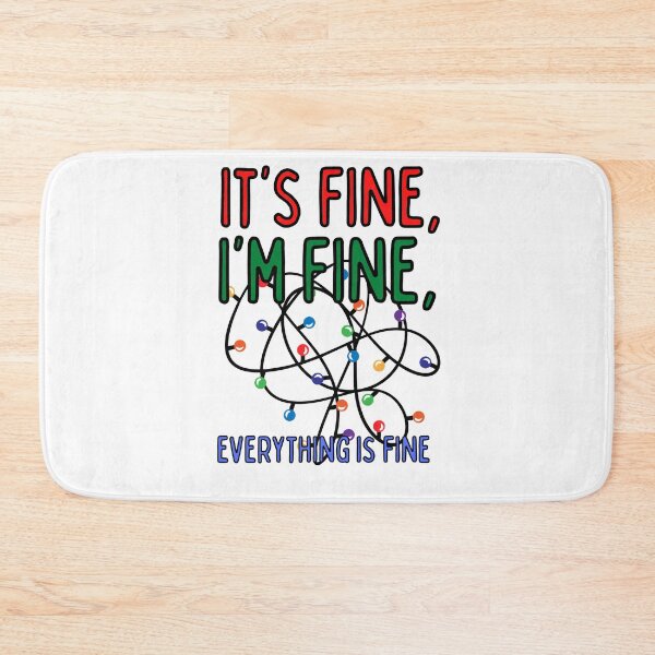 Item preview, It’s fine, everything is fine tangled Christmas lights designed and sold by HROC.